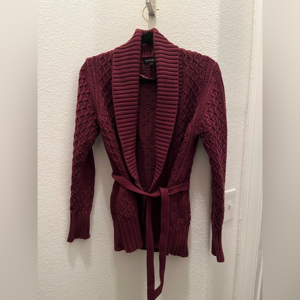 Wrap sweater